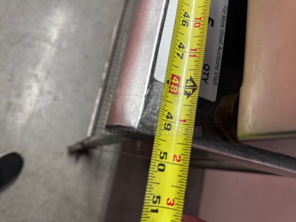 Clean! Heavy Duty Commercial Stainless Steel Table with Casters NSF  - Image 6 of 8