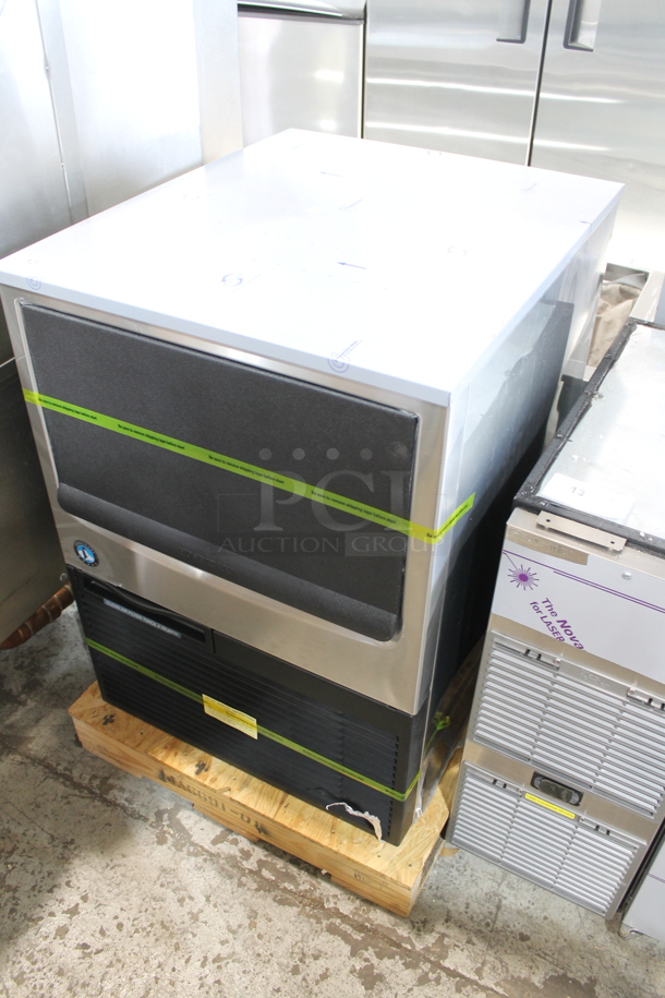 BRAND NEW! 2020 Hoshizaki KM-161BAJ Stainless Steel Commercial Self Contained Ice Machine. 115 Volts, 1 Phase.  - Image 3 of 5