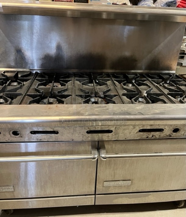 American Range 10 Burner with 2 Standard Ovens