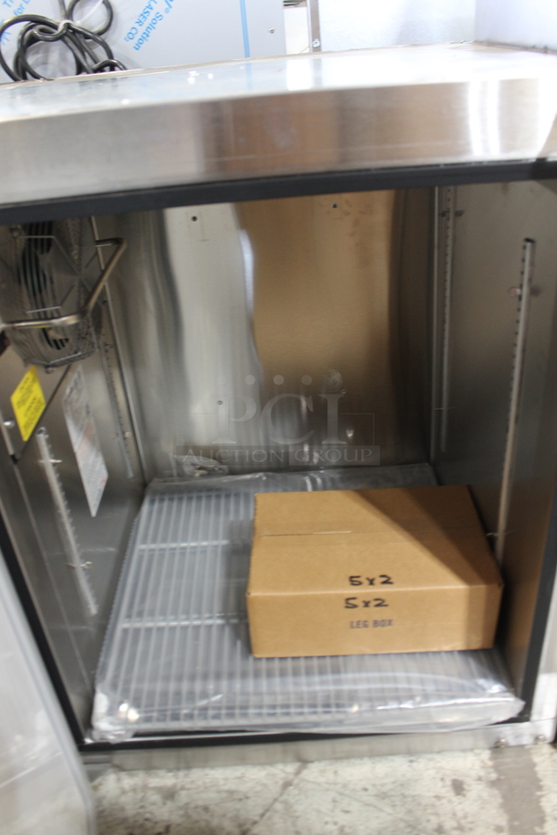BRAND NEW! 2018 Glastender LP36 L-SN(L) Stainless Steel Commercial Single Door Undercounter Cooler. 115 Volts, 1 Phase. Tested and Working! - Image 5 of 6