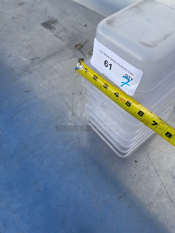 Nice! Commercial Plastic Food Grade Containers NSF 1/4 Size - Image 4 of 5