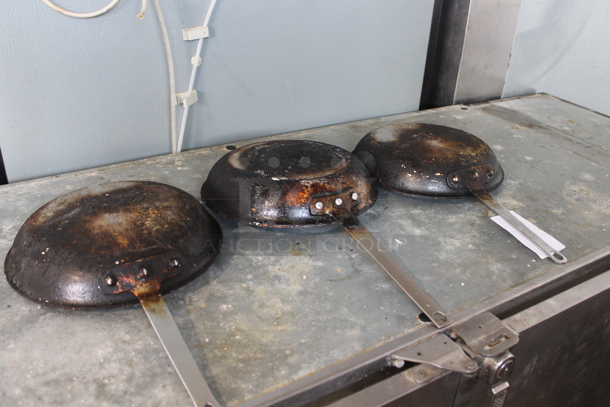 3 Metal Skillets. 3 Times Your Bid! - Image 2 of 3