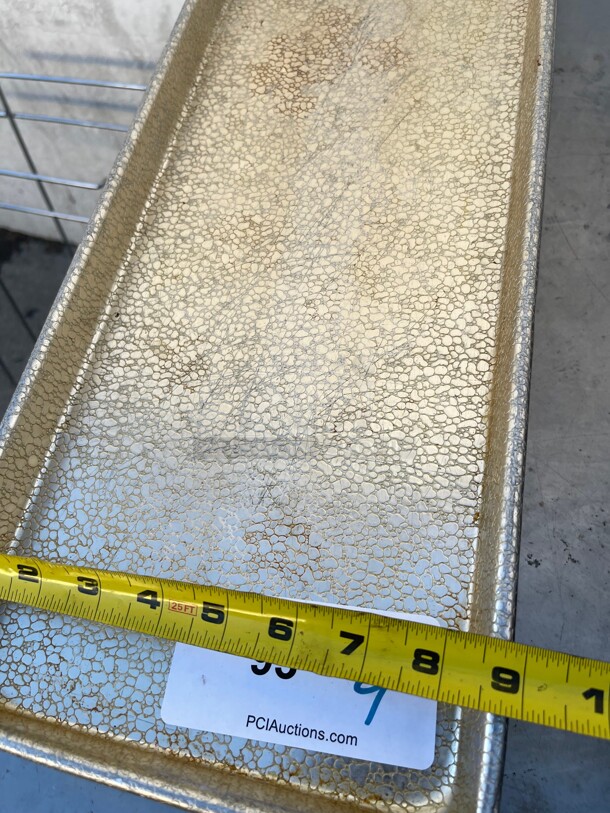 Clean! Commercial 1/2 Sheet Gold Color Great for Presenting Food NSF  - Image 4 of 5