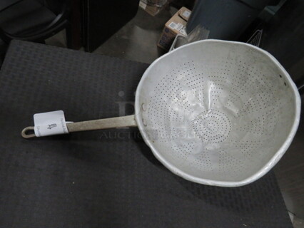 One Aluminum Colander.