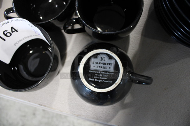 12 Black Ceramic Mugs. 4x3.5x2.5. 12 Times Your Bid! - Image 3 of 3