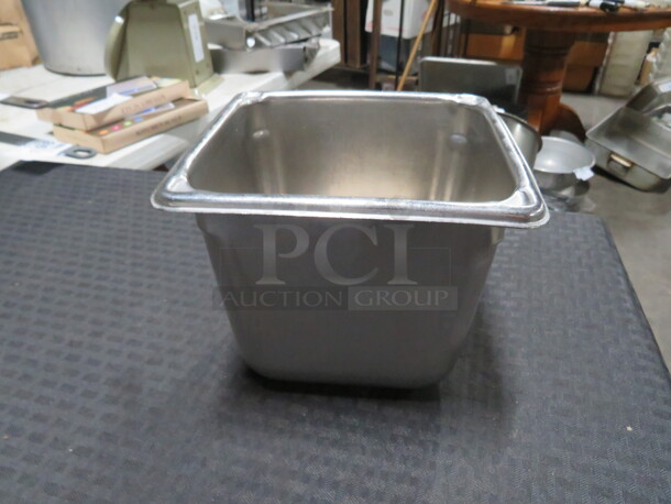 1/6 Size 6 Inch Deep Hotel Pan. 5XBID - Image 1 of 1