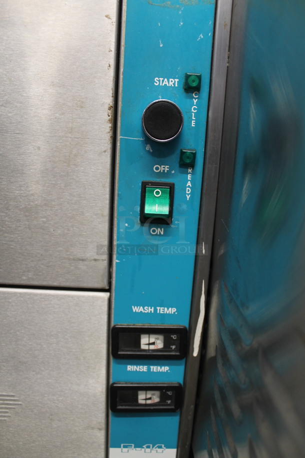2014 Jet Tech F-14 Stainless Steel Commercial Undercounter Dishwasher. 120 Volts, 1 Phase. - Image 3 of 5