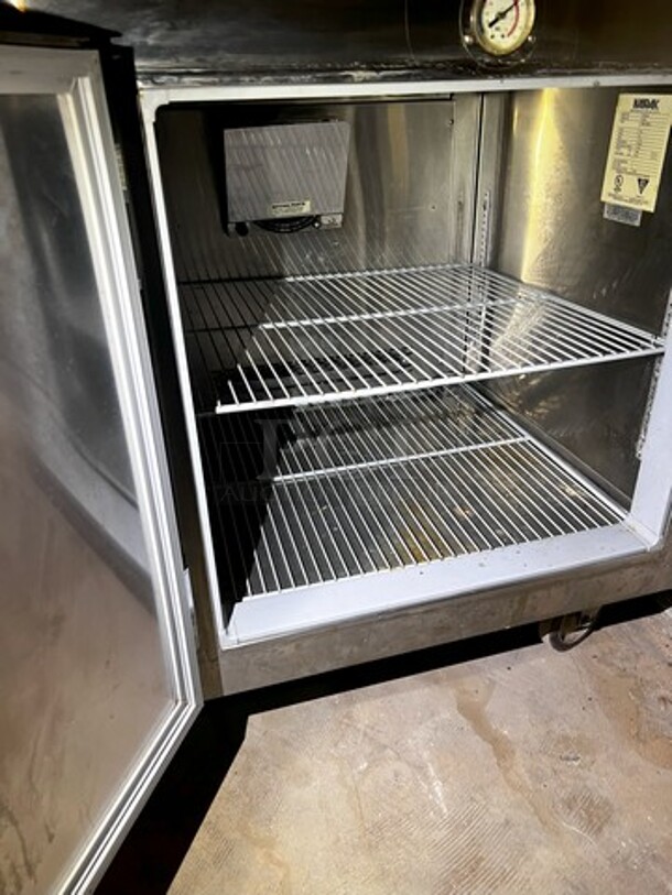 Kairak Refrigeration Prep Table, Single Door Storage, Turns on, Doesn't Chill, Was Told Needs Thermostat  - Image 3 of 3