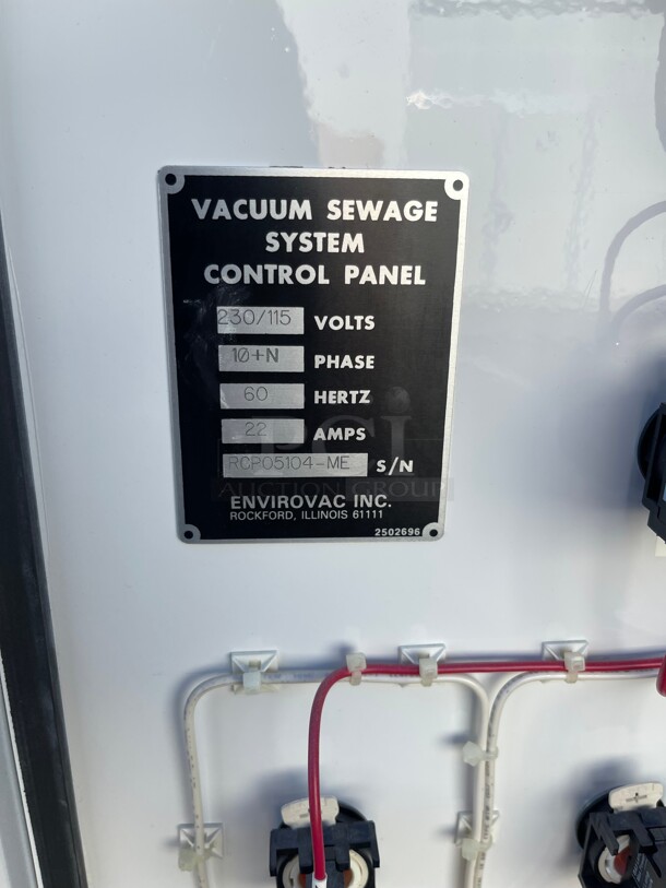 Brand New! Vacuum Central 44RN Commercial Sewage System 115/230 Volt NSF Tested and Working! - Image 8 of 12