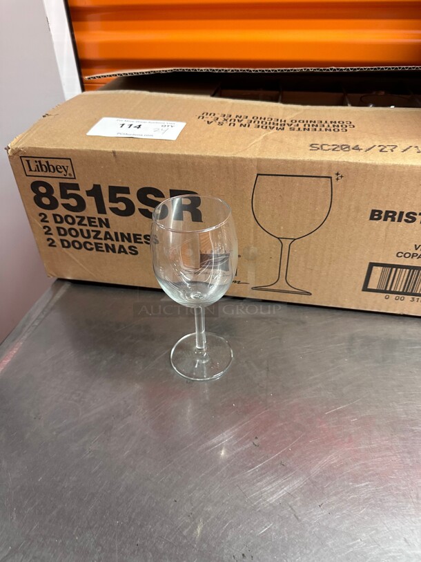New! Libbey 8515SR Bristol Valley 13.5 oz. Heavy Duty Customizable Round Red Wine Glass NSF  - Image 1 of 6