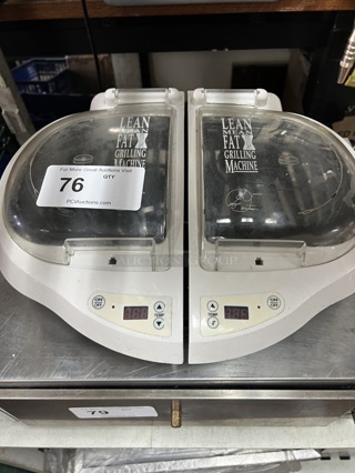 George Foreman GR44BWVT Indoor Grill 120 Volt Tested and Working!