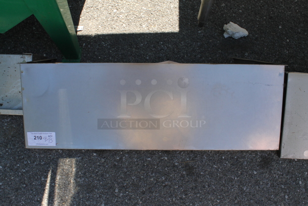3 Various Stainless Steel Shelves. 3 Times Your Bid! - Image 3 of 4