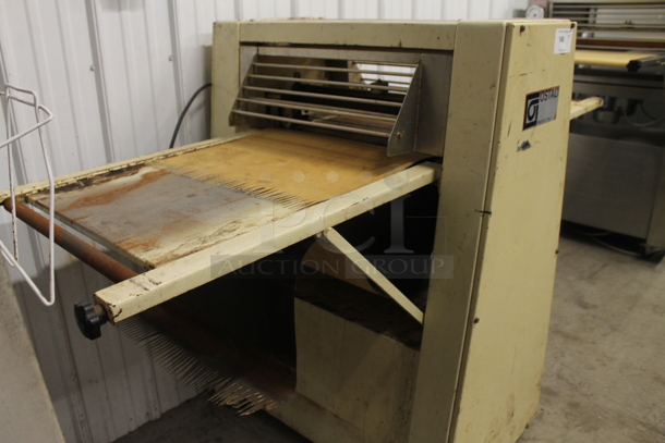 Ostali Metal Commercial Floor Style Reversible Dough Sheeter on Commercial Casters. 220 Volts. - Image 3 of 4