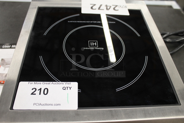 BRAND NEW SCRATCH AND DENT! Avantco 1771C3500 Commercial Stainless Steel Electric Countertop Single Induction Range. 208-240V. Tested And Working!  - Image 3 of 7