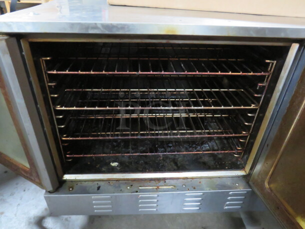 One Full Size Natural Gas Convection Oven With 4 Racks. 38X38X29.5 - Image 2 of 2