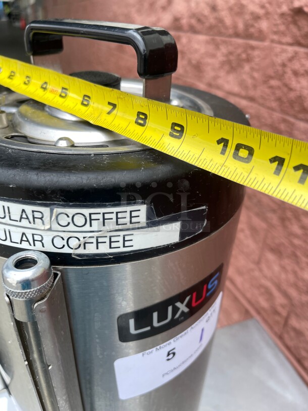 Clean! Fetco Stainless Steel Thermoproved Commercial Dispenser For Hot and Cold Beverages NSF  - Image 7 of 7