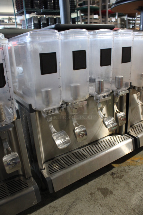 2018 Crathco Model CS-4E/2D/3D-16 Stainless Steel Commercial Countertop 4 Hopper Refrigerated Drink Machine. 120 Volts, 1 Phase. 21x18x28. Tested and Working! - Image 4 of 8