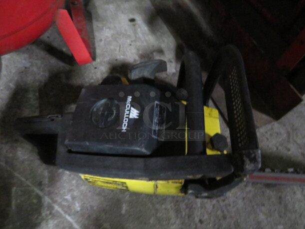 One Mcculloch Chainsaw. Needs Work. - Image 2 of 2