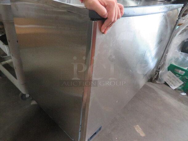 One Scotsman Prodigy Plus Ice Maker With Remote. Working When Removed! Model# C1848MR-32E. 208-230 Volt. 1 Phase. 48X25X29.  - Image 3 of 5