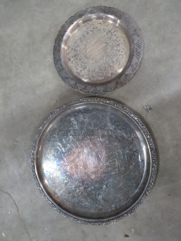 Assorted Silver Platter. 2XBID