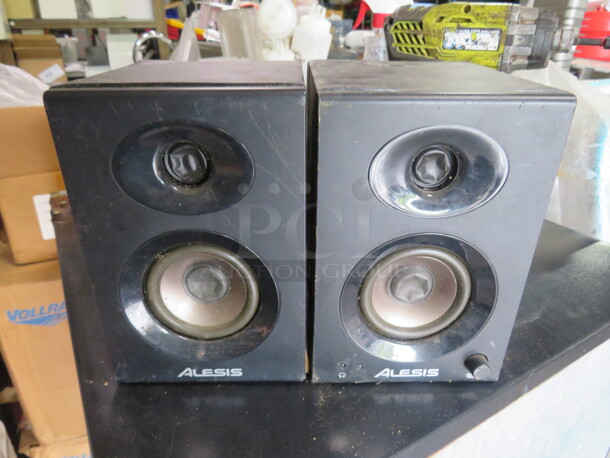 Alesis Speakers. 2XBID - Image 1 of 1