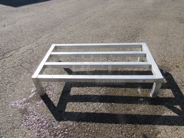 One 36X20X8 Aluminum Dunnage Rack.