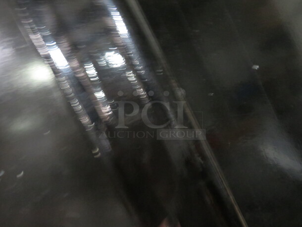 One Black Wooden Bar Top. 100X27 - Image 2 of 2