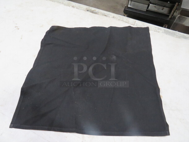 One Mega Lot of 19X19 Black Cloth Napkins. - Image 1 of 2
