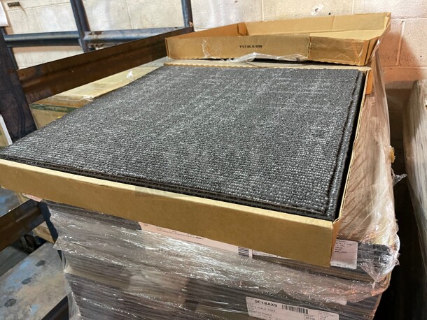 New! Fiber Shaw Carpet Gary Tile  24 in X 24 in Box Each Box Has 12 PCS - Image 1 of 8