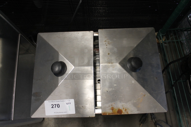 Adcraft HDS-1000W Commercial Stainless Steel Electric Countertop Hot Dog Steamer/Merchandiser. 120V.  - Image 2 of 9