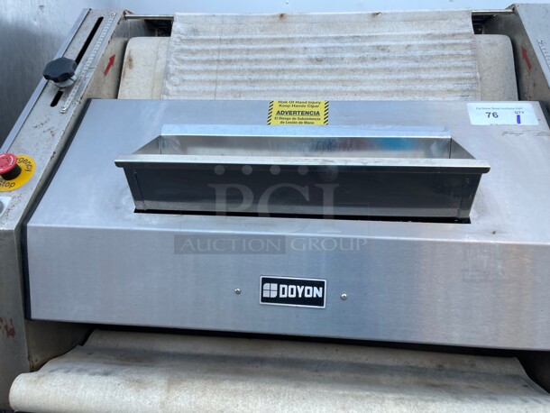 WOW! Doyon Commercial Baguette Moulder French Bread Moulder For 1 3/4 to 42 1/3 oz Loaves NSF 220 Volt 3 Phase Tested and Working! - Image 9 of 10