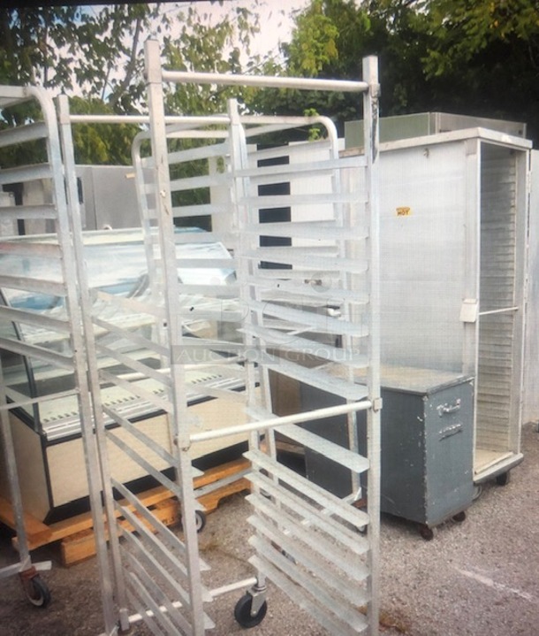 One Aluminum Speed Rack On Casters. 20.5X26X70 - Image 1 of 1