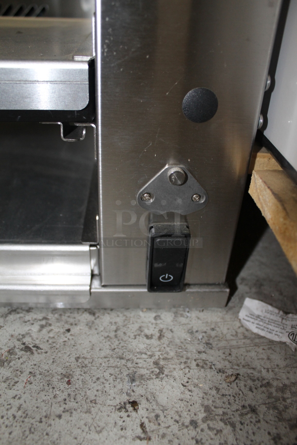 BRAND NEW! 2020 Duke RFHU-42-120H2 Stainless Steel Commercial Countertop 4 Tier Warming Holding Display Case. 120 Volts, 1 Phase. Tested and Working! - Image 3 of 8