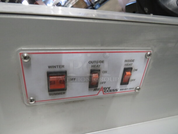 One Access Air Heated Air Curtain. Model# AA300. 208/220 Volt.  - Image 2 of 3