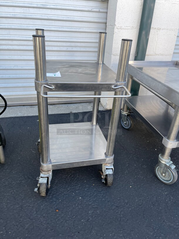 Clean! Commercial Rice Warmer or Rice Cooker Stainless Steel Stand NSF On Casters  - Image 3 of 7