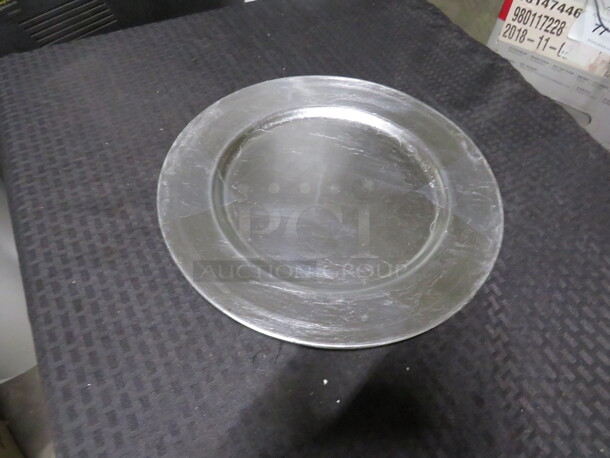 One Lot Of App. 44 Silver Charger Plates.  - Image 1 of 1
