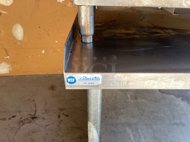 Clean! Commercial Heavy Duty Stainless Steel 60 inch Equipment Stand NSF Great For Any Grill Burner or Griddle  - Image 2 of 10