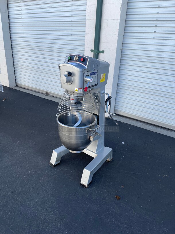 Working! PrepPal Commercial Stainless Steel Food Dough Mixer, 30-Quart PPM-30 Large Floor Heavy Duty Mixer Stand mixer with Bowl Lift and Bowl Guard NSF 115 Volt Tested and Working!