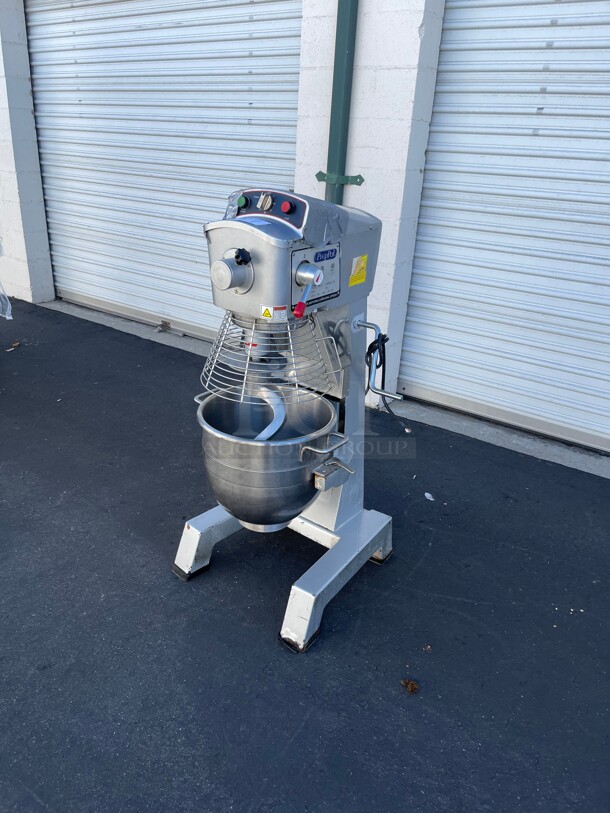 Working! PrepPal Commercial Stainless Steel Food Dough Mixer, 30-Quart PPM-30 Large Floor Heavy Duty Mixer Stand mixer with Bowl Lift and Bowl Guard NSF 115 Volt Tested and Working! - Image 1 of 8