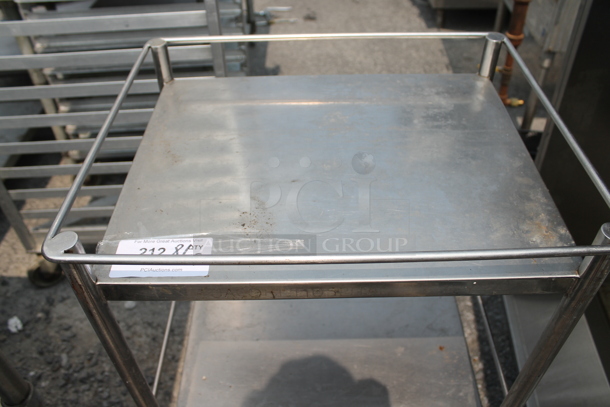 Stainless Steel 2 Tier Rack on Commercial Casters. - Image 2 of 4