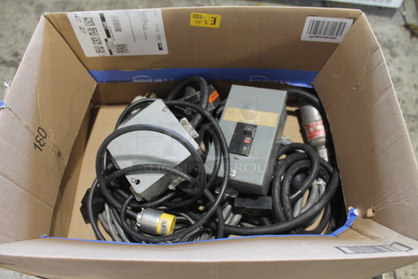 ALL ONE MONEY! Lot of Various Items Including Square D Box and Wires - Image 1 of 3