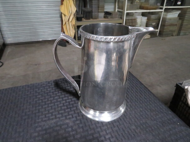 One Silver Plated Beverage Pitcher. - Image 1 of 1