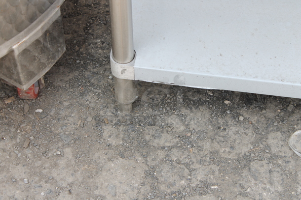 BRAND NEW SCRATCH AND DENT! Stainless Steel Table w/ Under Shelf. - Image 3 of 3