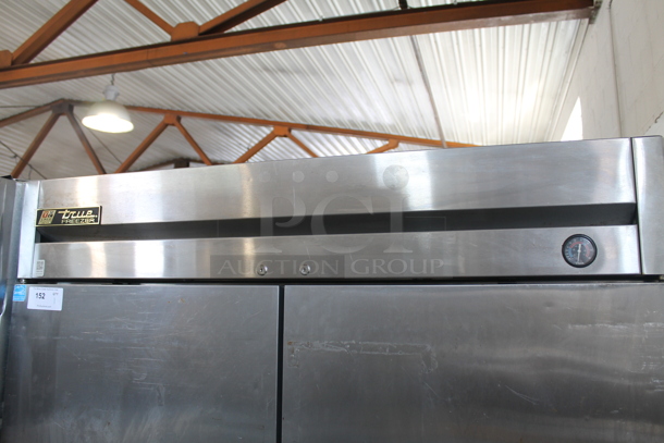 2013 True T-49F ENERGY STAR Stainless Steel Commercial 2 Door Reach In Freezer w/ Poly Coated Racks. 115 Volts, 1 Phase. Tested and Working! - Image 2 of 9