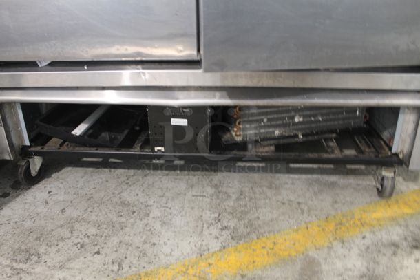 2013 True T-49F ENERGY STAR Stainless Steel Commercial 2 Door Reach In Freezer w/ Poly Coated Racks on Commercial Casters. 115 Volts, 1 Phase. Tested and Working! - Image 7 of 8