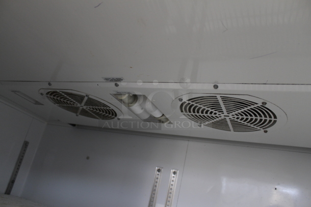 2014 True TG2R-2S ENERGY STAR Stainless Steel Commercial 2 Door Reach In Cooler w/ Poly Coated Racks on Commercial Casters. 115 Volts, 1 Phase. Tested and Working! - Image 9 of 10