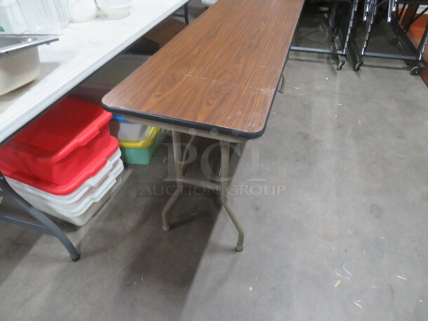 One 72X18X29 Folding Table.  - Image 2 of 2