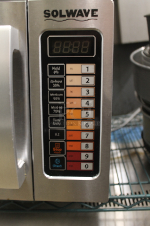 2018 Solwave 180MW1000S Stainless Steel Commercial Countertop Microwave Oven. 120 Volts, 1 Phase. - Image 3 of 5