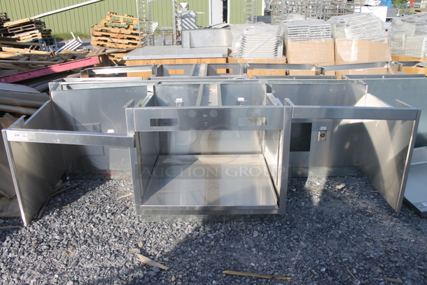 BRAND NEW! Stainless Steel Counter Frame w/ Under Shelf. - Image 1 of 8