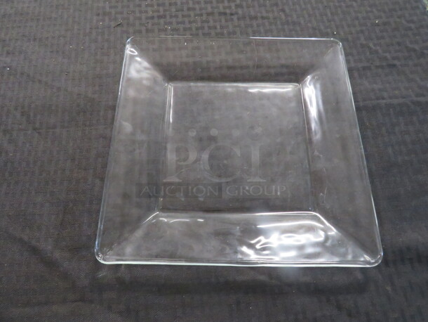 10X10 Clear Glass Square Plate. 12XBID